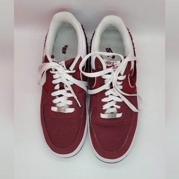 Nike AF1 Low 'Hyper Red' - Picture 3 of 6